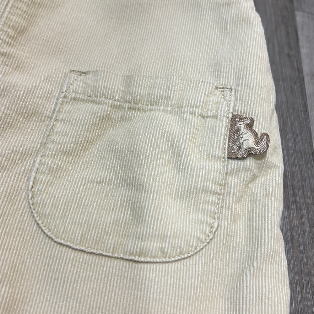 HTF Gymboree Vintage Kangaroo print overalls with stuffed kangaroo size 3-6M - Picture 5 of 14